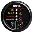 Fireboy-Xintex Gasoline Fume Detector w Blower Control - Black Bezel - 12V [G-1BB-R] Online now