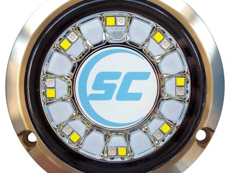 Shadow-Caster Blue White Color Changing Underwater Light - 16 LEDs - Bronze [SCR-16-BW-BZ-10] on Sale