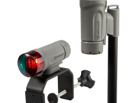 Attwood Clamp-On Portable LED Light Kit - Marine Gray [14190-7] Online now