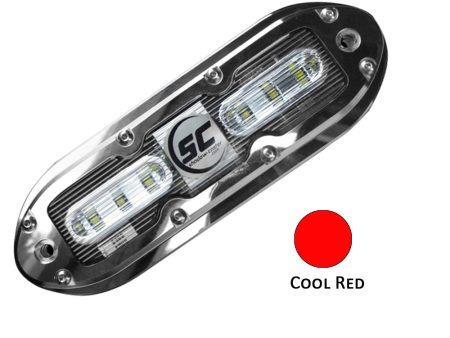 Shadow-Caster SCM-6 LED Underwater Light w 20  Cable - 316 SS Housing - Cool Red [SCM-6-CR-20] Online now