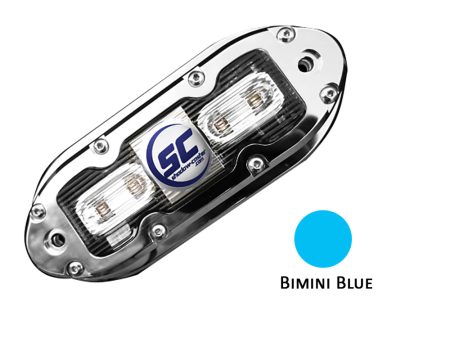 Shadow-Caster SCM-4 LED Underwater Light w 20  Cable - 316 SS Housing - Bimini Blue [SCM-4-BB-20] Discount