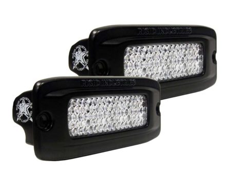 RIGID Industries SR-Q PRO Back Light Kit - Flush Mount Diffused - Pair - Black [980033] Online now