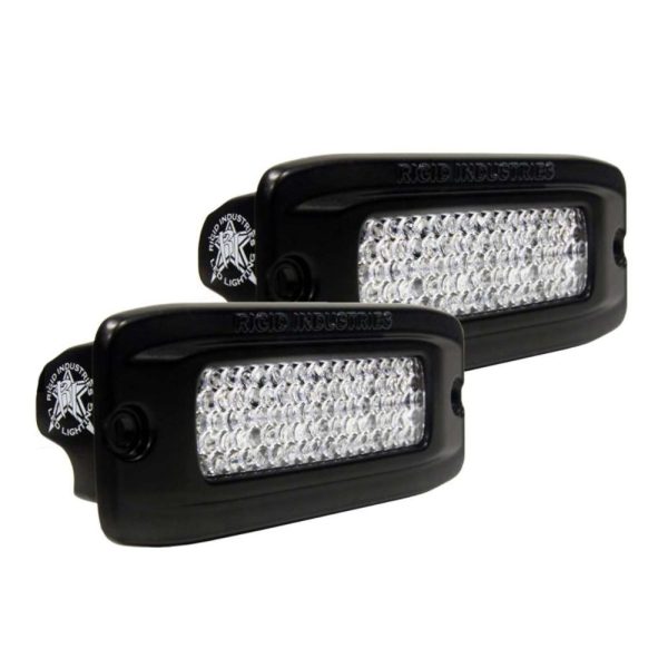 RIGID Industries SR-Q PRO Back Light Kit - Flush Mount Diffused - Pair - Black [980033] Online now