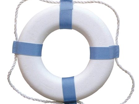 Taylor Made Decorative Ring Buoy - 25  - White Blue - Not USCG Approved [373] For Cheap