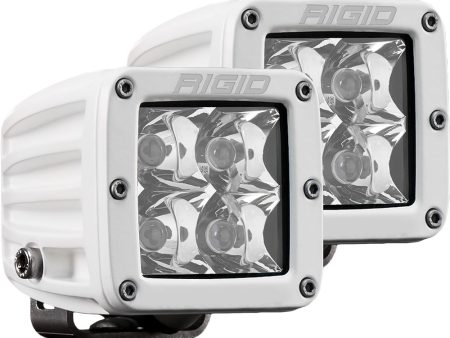 RIGID Industries D-Series PRO Hybrid-Spot LED - Pair - White [602213] Online Sale