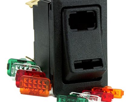 Cole Hersee Lighted Rocker Switch SPDT On-Off-On 4 Blade [58328-103-BP] Supply