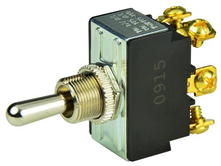 BEP DPDT Chrome Plated Toggle Switch - (ON) OFF (ON) [1002012] Online Hot Sale