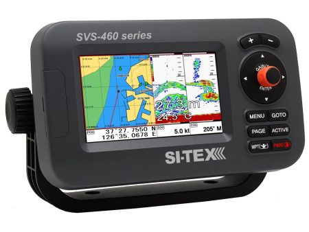 SI-TEX SVS-460CE Chartplotter - 4.3  Color Screen w Internal  External GPS Antennas  Navionics+ Flexible Coverage [SVS-460CE] Online Sale