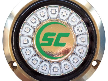 Shadow-Caster Aqua Green Single Color Underwater Light - 16 LEDs - Bronze [SCR-16-AG-BZ-10] Fashion