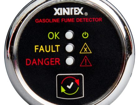 Fireboy-Xintex Gasoline Fume Detector - Chrome Bezel - 12 24V [G-1C-R] For Sale