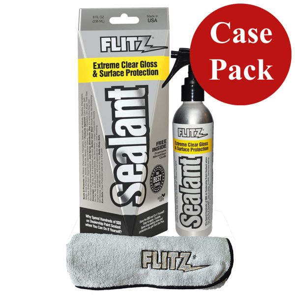 Flitz Ceramic Sealant Spray Bottle w Microfiber Polishing Cloth - 236ml 8oz *Case of 6* [CS 02908CASE] Online now