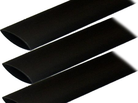 Ancor Adhesive Lined Heat Shrink Tubing (ALT) - 1  x 12  - 3-Pack - Black [307124] Online Hot Sale