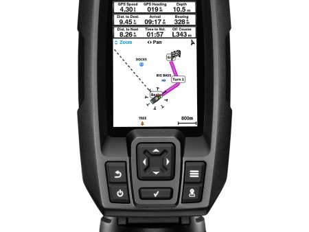 Garmin STRIKER 4 Fishfinder Worldwide Version w 77 200kHz - 4-Pin Transducer w Transom & Trolling Motor Mounts [010-01550-01] Fashion