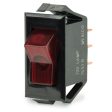 BEP Illuminated SPST Rocker Switch - Red LED - 12V - OFF ON [1001705] Supply