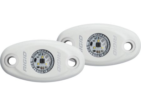 RIGID Industries A-Series White High Power LED Light - Pair - Cool White [482213] Fashion