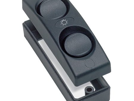 Marinco Contour 1100 Series Double Interior Switch - On Off - Black [1101-BK] Cheap