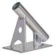 Lee s MX Pro Series Fixed Angle Center Rigger Holder - 45 Degree - 1.5  ID - Bright Silver [MX7003CR] Hot on Sale