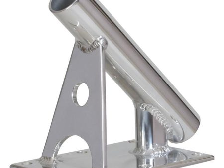 Lee s MX Pro Series Fixed Angle Center Rigger Holder - 45 Degree - 1.5  ID - Bright Silver [MX7003CR] Hot on Sale