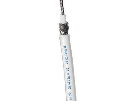 Ancor White RG 8X Tinned Coaxial Cable - 500  [151550] For Cheap