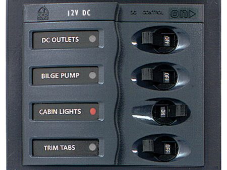 BEP Circuit Breaker Panel - 4-Way [900-DC] Online Sale