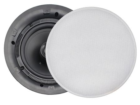 Fusion MS-CL602 Flush Mount Interior Ceiling Speakers (Pair) White [MS-CL602] For Sale