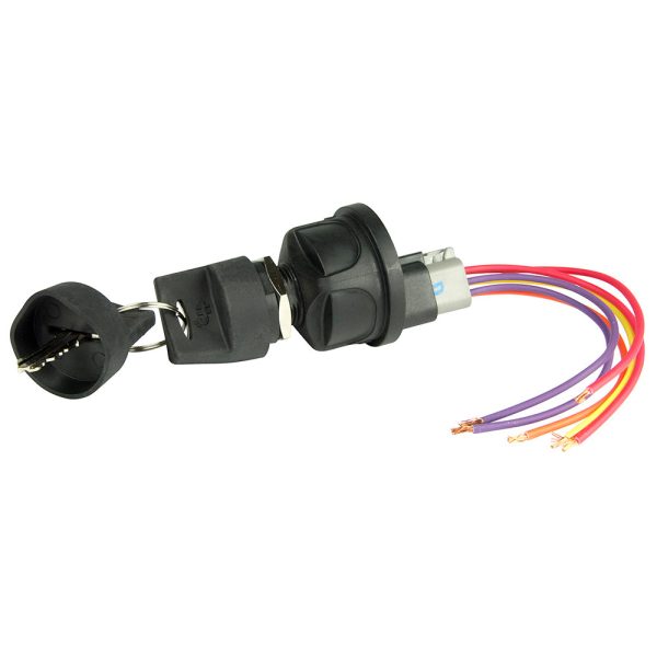 BEP 4-Position Sealed Nylon Ignition Switch - Accessory OFF Ignition  Accessory Start [1001603] Sale