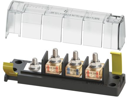 Blue Sea 5196 MRBF Surface Mount 3 Circuit Fuse Block - Common Source [5196] For Sale