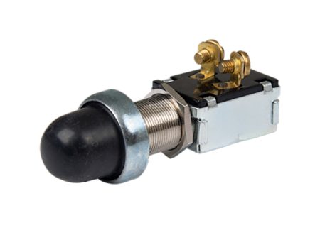 BEP 2-Position SPST Moisture Sealed Push Button Switch - OFF (ON) [1001503] Hot on Sale