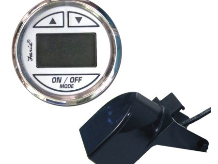 Faria Chesapeake White SS 2  Depth Sounder w Transom Mount Transducer [13850] For Discount