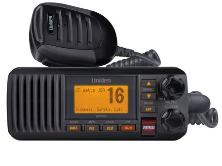 Uniden UM385 Fixed Mount VHF Radio - Black [UM385BK] Hot on Sale