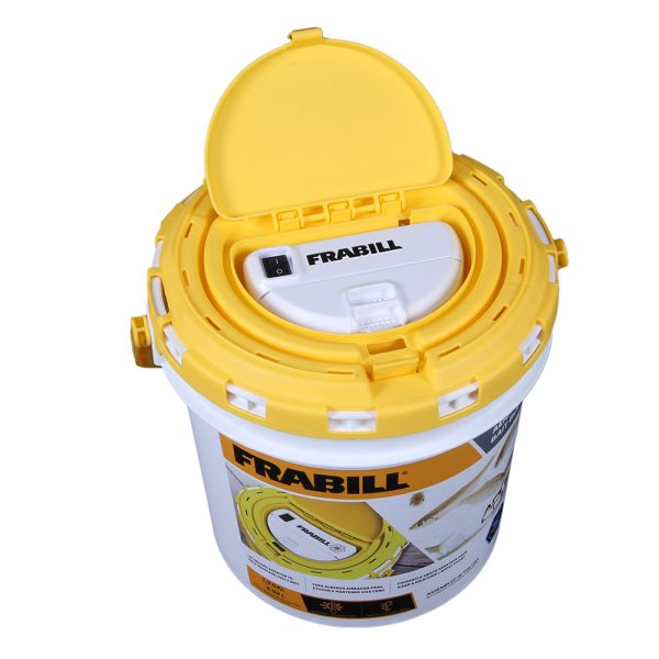 Frabill Dual Fish Bait Bucket w Aerator Built-In [4825] For Cheap