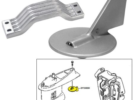 Tecnoseal Anode Kit w Hardware - Yamaha 150-200HP - Magnesium [21101MG] For Sale