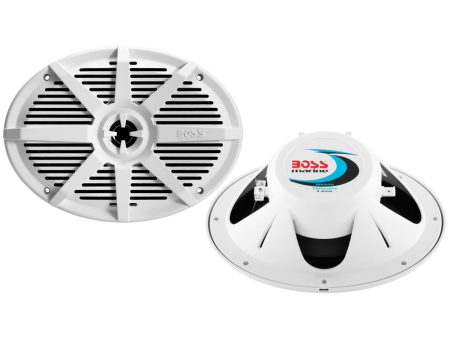 Boss Audio 6  x 9  MR692W Speaker - White - 350W [MR692W] For Cheap