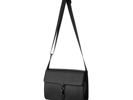 Crossbody Bag with Snap Hook (Black) Online Sale