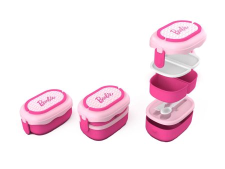 Barbie Collection Double Layered Bento Box (1600mL) For Cheap