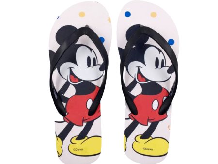 (Colorful Dots,41-42) Miniso Disney 100 Celebration Collection Men s Flip-Flops Cheap