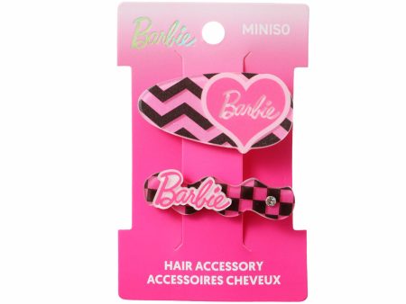 Barbie Collection Heart Hair Clips (2 pcs) Fashion