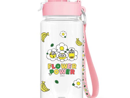 Daisy Minions Collection Plastic Bottle with Strap (640mL)(Pink) Hot on Sale