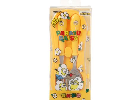 Daisy Minions Collection Flatware Set (Fork & Spoon) (Yellow) For Discount